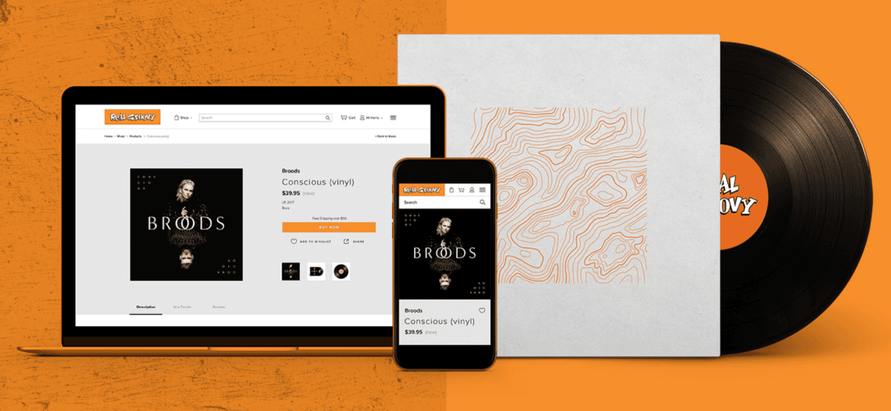 Real Groovy - E-Commerce Website & ERP
